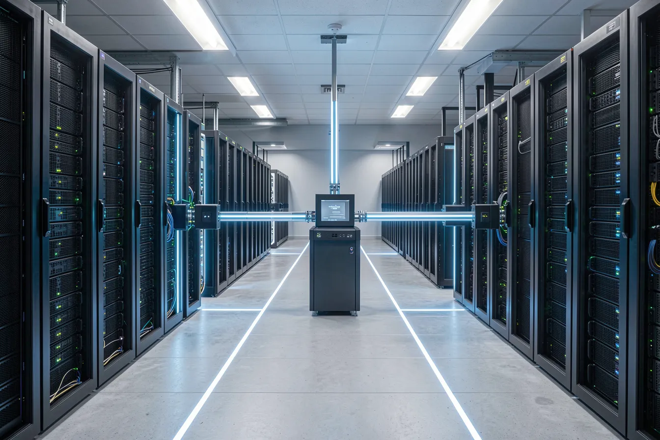Central AI gateway connecting many server systems