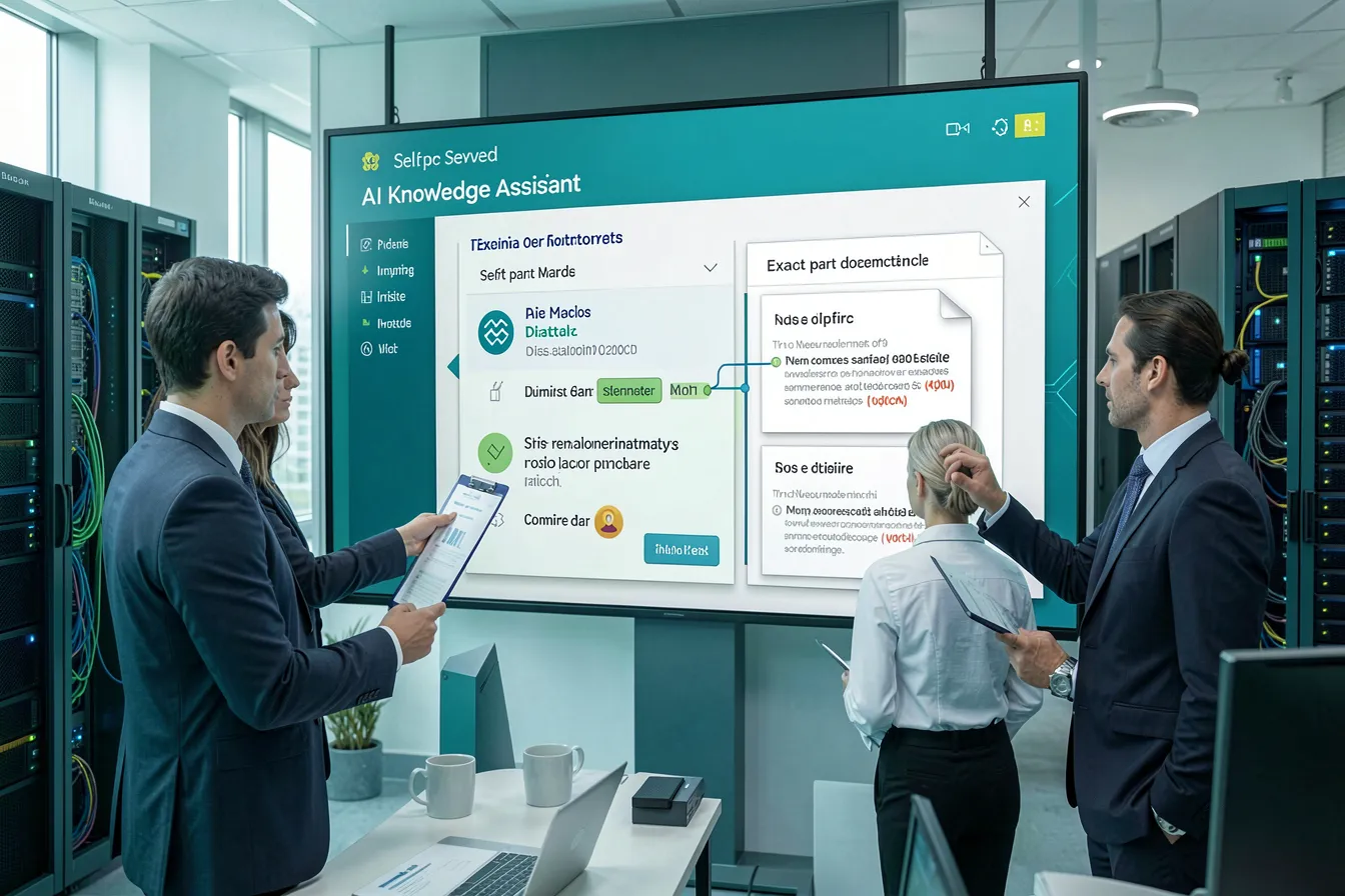 Enterprise AI finds the exact part number and related documents at once