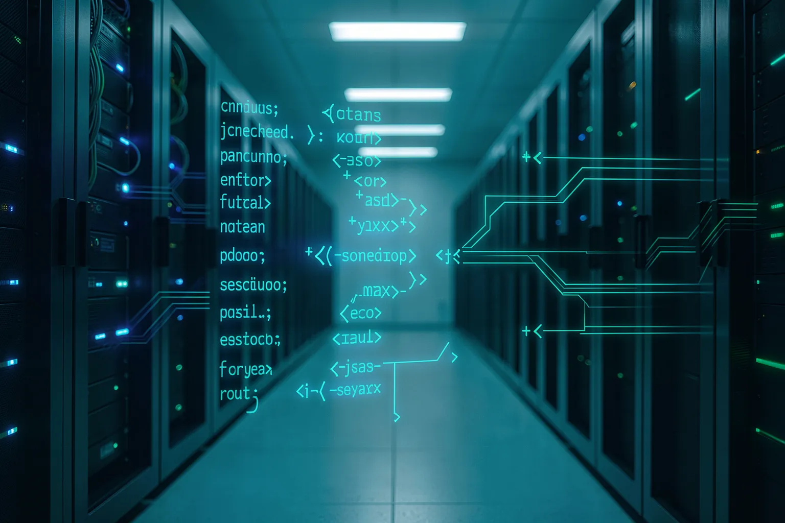 Concept of structured AI output: ordered JSON data from language models in enterprise systems