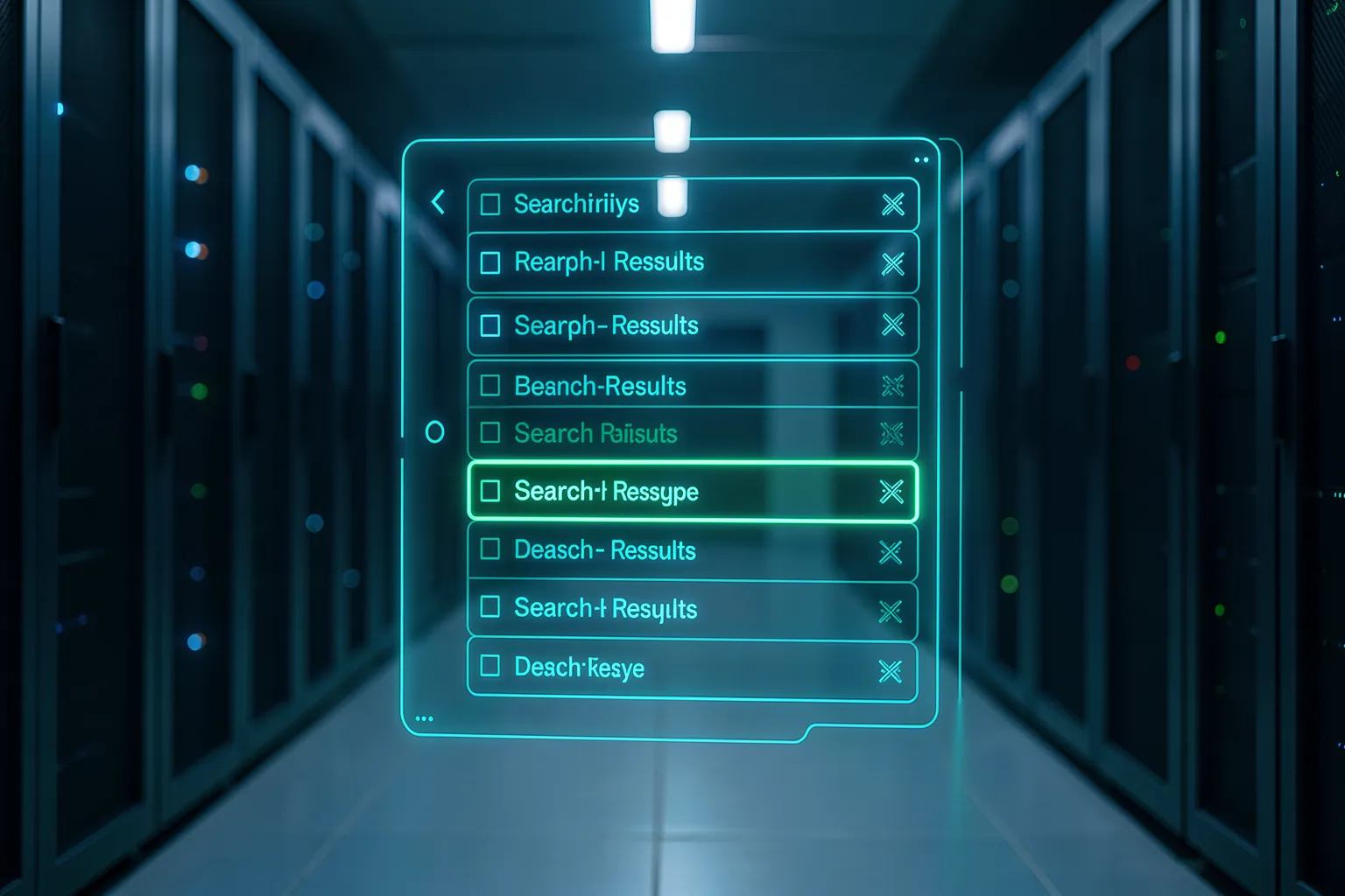 Sorted search results in a modern data center – reranking in a RAG system